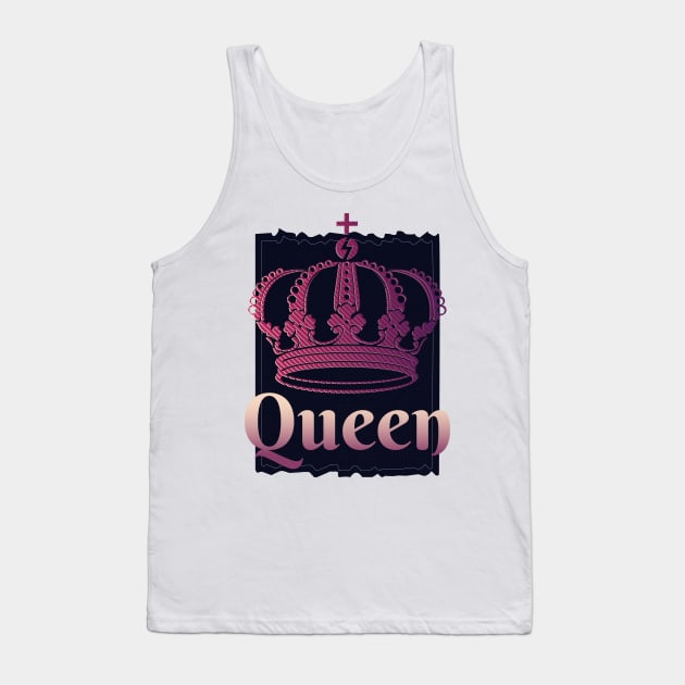 Queen Tank Top by madeinchorley